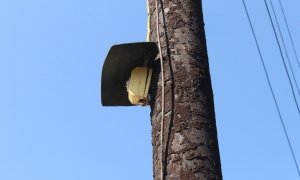 Автомат на столбе